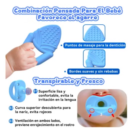 SET DE ALIMENTACION BEBE AZUL - 2