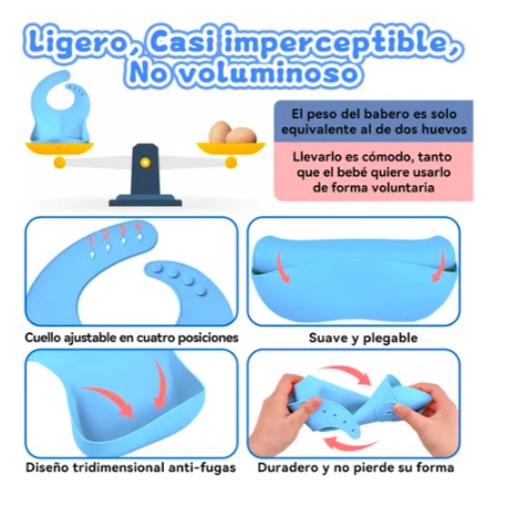 SET DE ALIMENTACION BEBE AZUL - 3