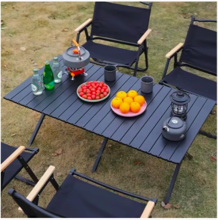 PACK 2 SILLAS PLEGABLES CAMPING NEGRAS - 3