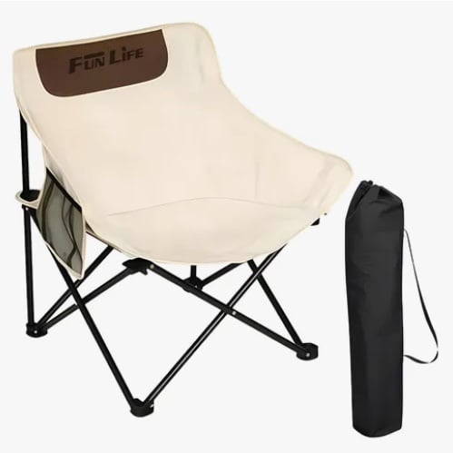 SILLA PLEGABLE PORTATI CAMPING BLANCO - 1