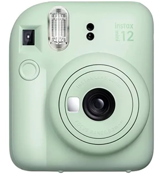 KIT MINI 12 C/MINT GREEN + PELICULA 10 FOTOS COLOR VERDE CLARO - 2