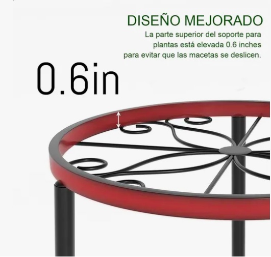 5PCS BASES PARA MACETEROS - 3
