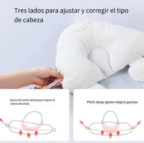 ALMOHADA TRANSPIRABLE PARA SUEÑO LATERAL RELAJANTE ROSADO - 2
