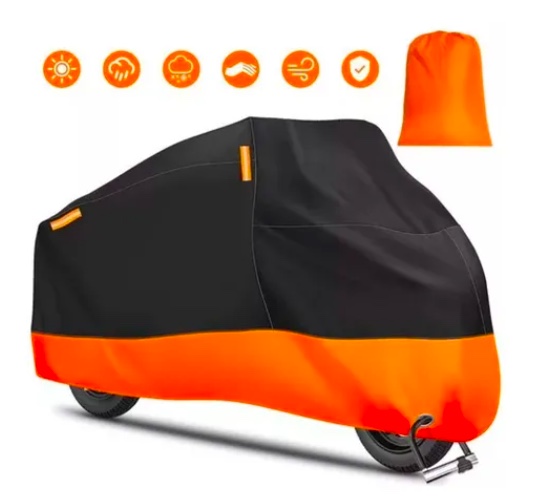 FUNDA IMPERMEABLE 100% PROTECTOR CUBRE MOTOS - 3