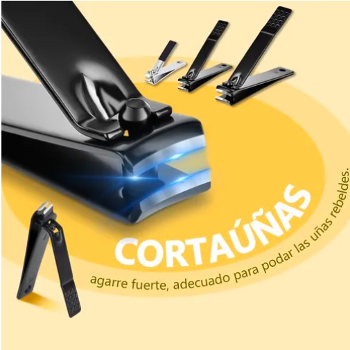 SET MANICURE KIT UÑAS DE ASEO PROFESIONAL 25 PIEZAS - 4