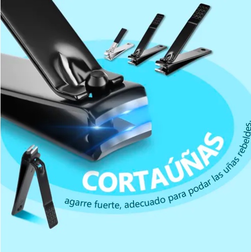 SET MANICURE PROFESIONAL 25 PIEZAS CELESTE - 3