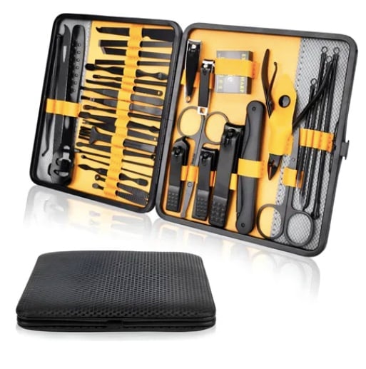 RIQUI SET 36 PIEZAS MANICURE KIT UÑAS PROFESIONAL PEDICURE
