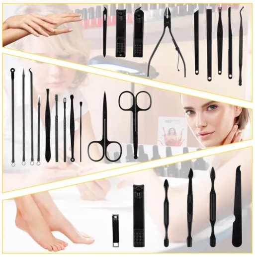 SET 36 PIEZAS MANICURE KIT UÑAS PROFESIONAL PEDICURE - 5