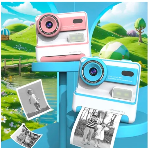 CAMARA INSTANTANEA COLOR ROSADO - 2