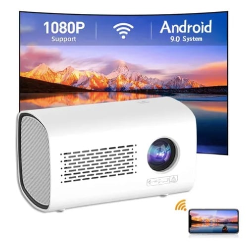 PROYECTOR PORTATIL BLUETOOTH 1080P 4K FULL HD - 2