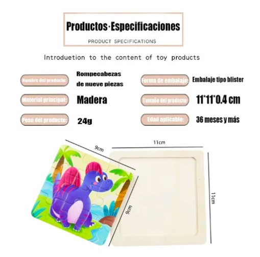 30 ROMPECABEZAS FIGURAS SURTIDAS PARA NIÑOS PEQUEÑOS MADERA - 2