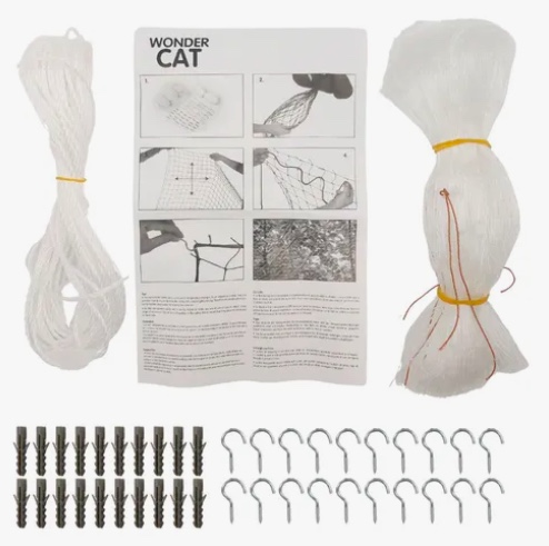 MALLA DE SEGURIDAD PARA GATOS 4X3 M - 2