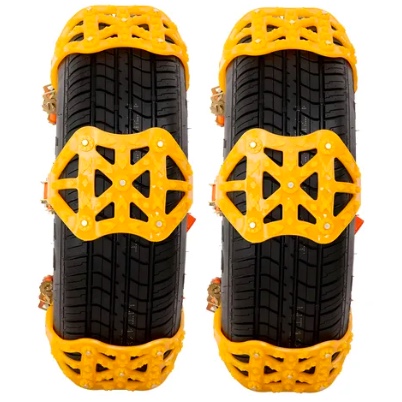 CADENAS PARA AUTO NIEVE Y HIELO AMARILLAS ARO 16-19 - 1