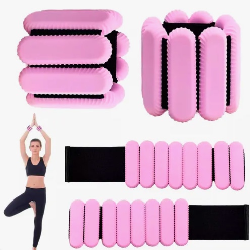 KIT 2 BRAZALETES PESAS PARA TOBILLOS Y MUÑECAS - 1