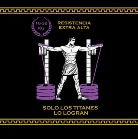 BANDA ELASTICA EJERCICIO RESISTENCIA EXTRA ALTA - 3