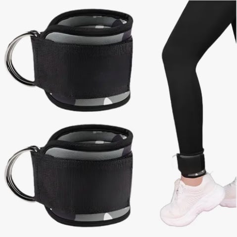 PAR TOBILLERAS POLEA PARA GIMNASIO VERDE - 1