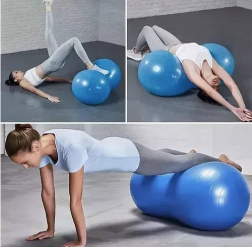 BALON OVALADO PILATES YOGA TIPO MANI - 2