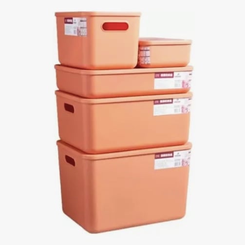 PACK 5 CAJAS ORGANIZADORAS PLASTICAS - 1