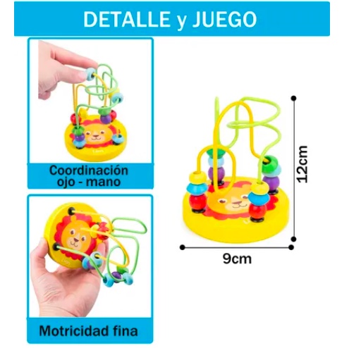 PACK 10 JUGUETES DIDACTICOS DE MADERA - 5