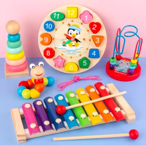 5PCS JUEGO DIDACTICO SENSORIAL - 4