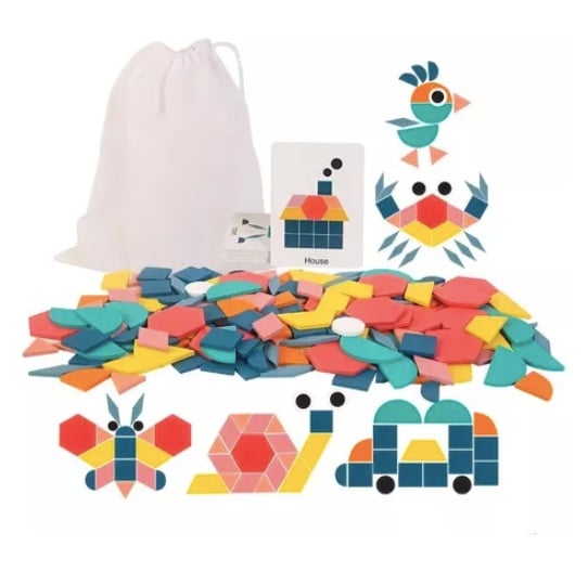 ROMPECABEZA TANGRAM MONTESSORI JUGUETE DIDACTICO - 2