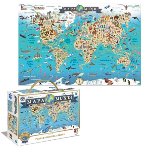 PUZZLE 200 PIEZAS MAPAMUNDI - 1