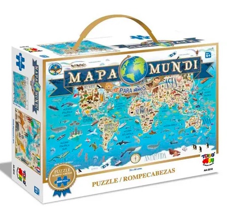 PUZZLE 200 PIEZAS MAPAMUNDI - 2
