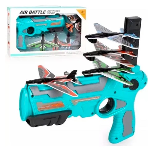 JUGUETE PISTOLA LANZADOR DE AVIONES - 1