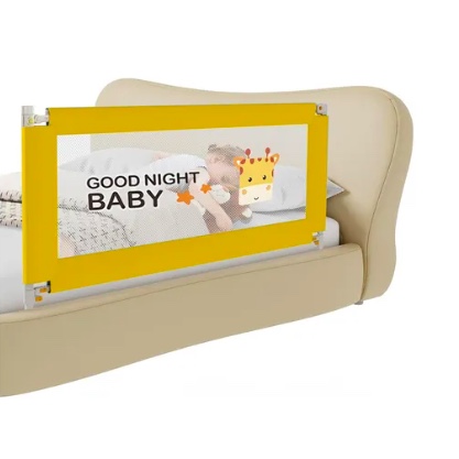 BARANDA DE CAMA SEGURIDAD PARA BEBE PLEGABLE AJUSTABLE - 1