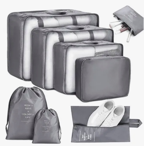BOLSAS DE VIAJE 8 EN 1 BOLSAS ORGANIZADORAS - 1