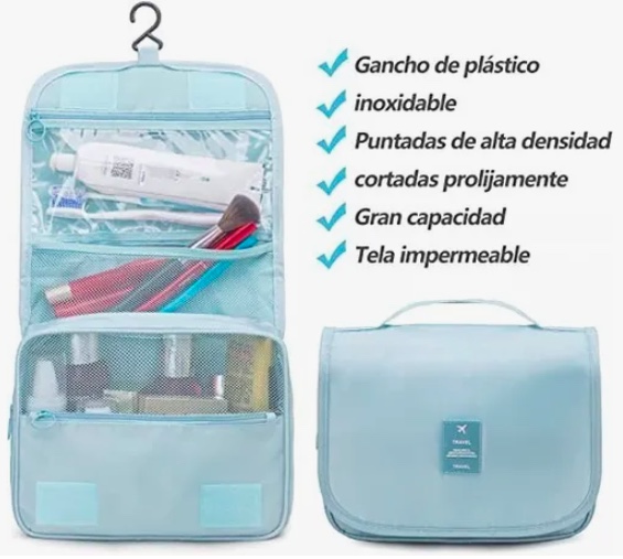 BOLSAS DE VIAJE 8 EN 1 CELESTE - 2