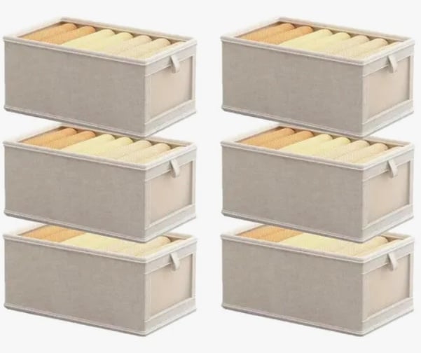 SET DE 6 CAJAS ORGANIZADORAS PLEGABLES - 1