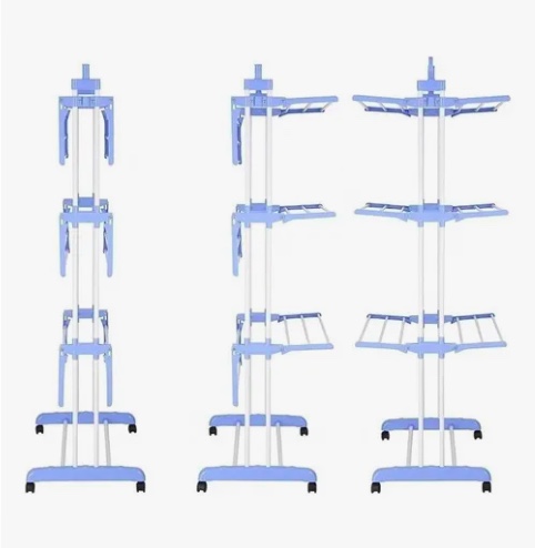 TENDEDERO ORGANIZADOR COLGADOR ROPA PLEGABLE - 3