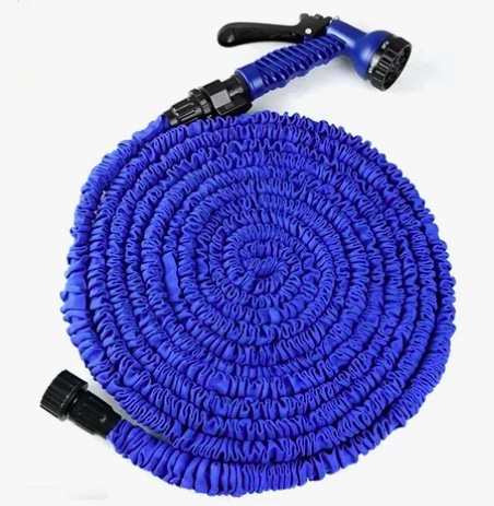 MANGUERA DE RIEGO EXTENSIBLE PARA JARDIN 22,5 MTS AZUL - 2