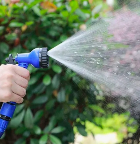 MANGUERA DE RIEGO EXTENSIBLE PARA JARDIN 22,5 MTS AZUL - 4
