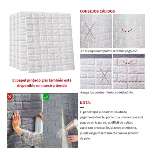PACK 10 LAMINAS PAPEL MURAL - 4