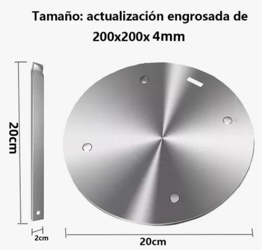 PLACA DE CONDUCCION CALOR TE RMICA COCINA DE INDUCCION - 2