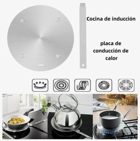 PLACA DE CONDUCCION CALOR TE RMICA COCINA DE INDUCCION - 5