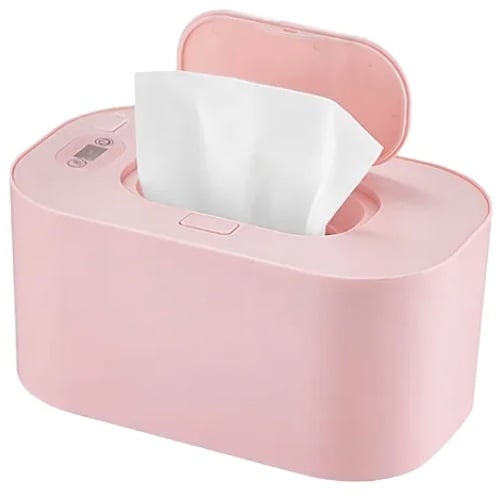 CALENTADOR DE TOALLITAS HUMEDAS PARA BEBE S ROSADO - 1
