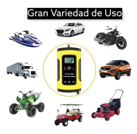 CARGADOR AUTO INTELIGENTE BATERIA 12V AUTO - 3