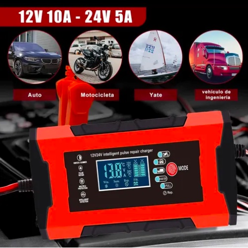 CARGADOR BATERIA AUTOMOVIL - 2