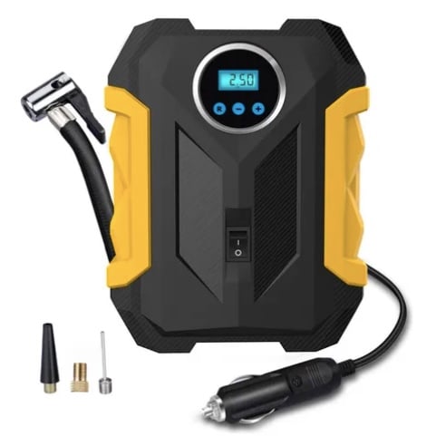 COMPRESOR DE AIRE PORTATIL DIGITAL 12V TODO NEUMATICO - 1