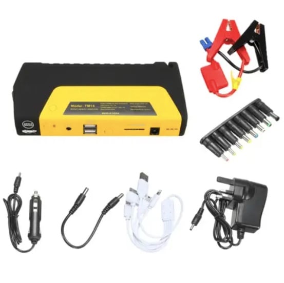 PARTIDOR DE AUTO BATERIA POWERBANK CARGADOR USB 12V - 1