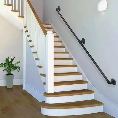 BARANDAL DE PASAMANOS DE TUBO ESCALERAS PROFESIONALES - 2