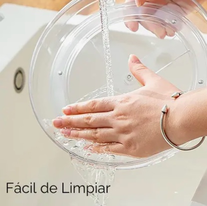 ESTANTE GIRATORIO DE 2 PISOS PARA COCINA - 4