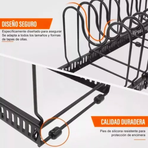 ORGANIZADOR DE TAPAS OLLAS EXPANSIBLE - 5