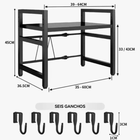 ESTANTE REPISA EXTENSIBLE - 5