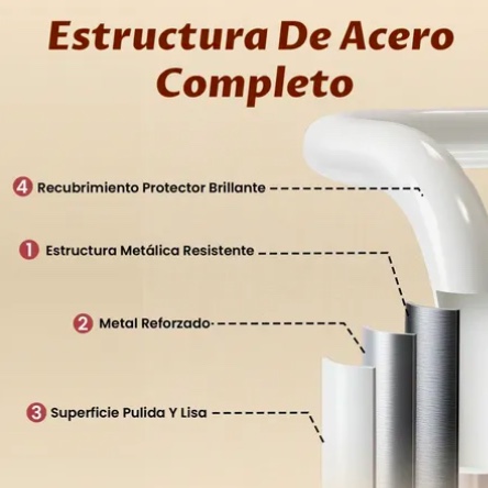 CARRITO ORGANIZADOR METALICO CON ASA - 3