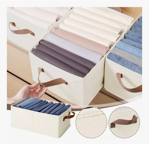 PACK 2 CAJAS ORGANIZADORAS PLEGABLES BLANCAS - 2