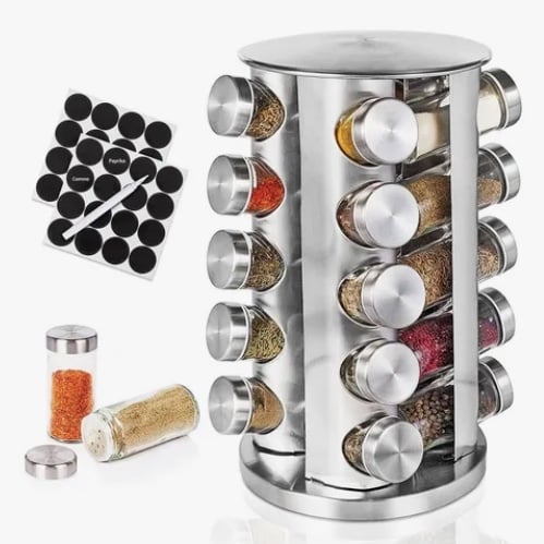 CONDIMENTEROS ESPECIERO GIRATORIO COCINA 20 FRASCOS - 1